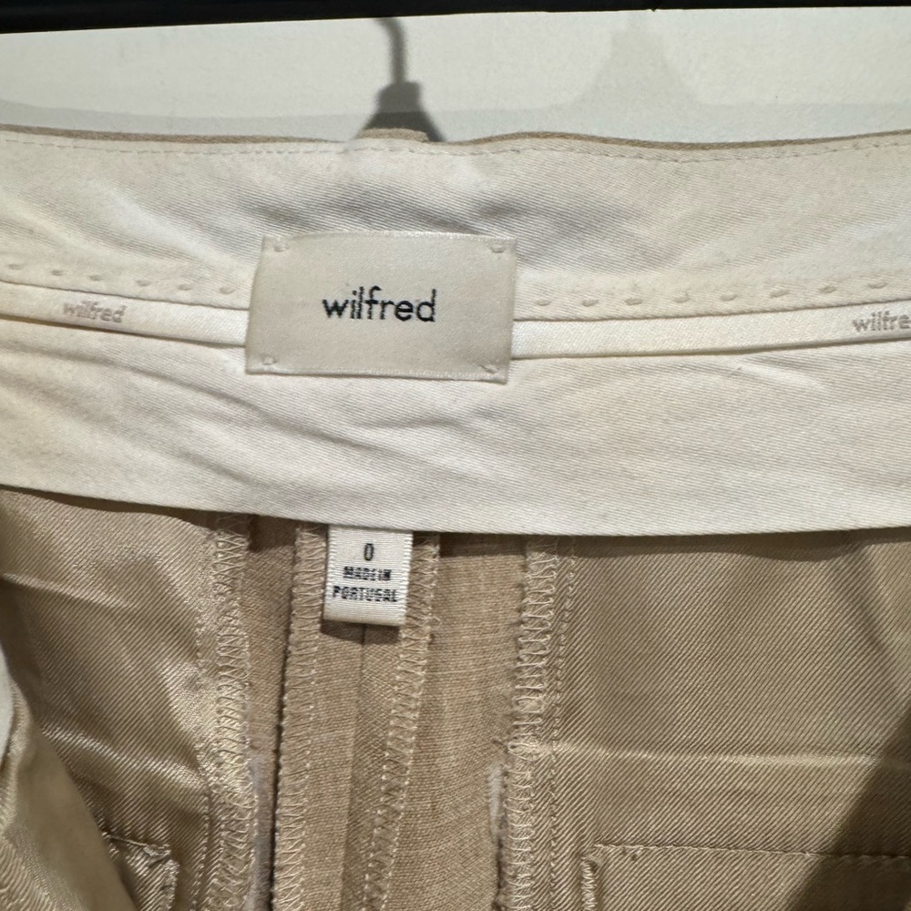 Wilfred Cream High-Waisted Trousers - Picture 2 of 4